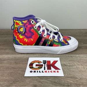 Kids Adidas Originals Nizza Hi RF Multiple Sizes J x Simpson Sneakers GZ1786